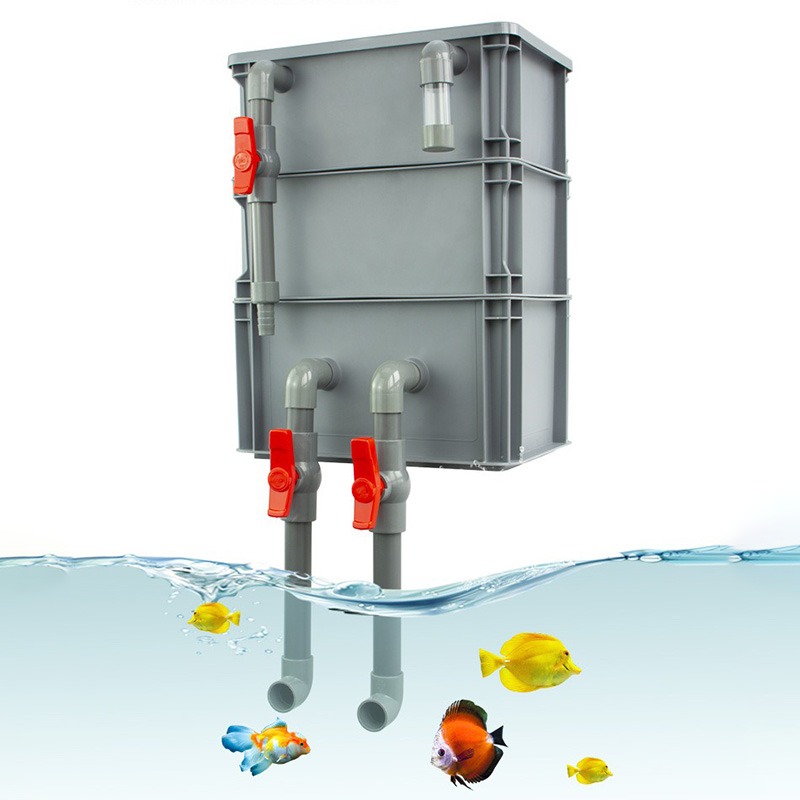 Marine Aquarium Overflow Box - DIY 외부 드립 플로우 필터 박스