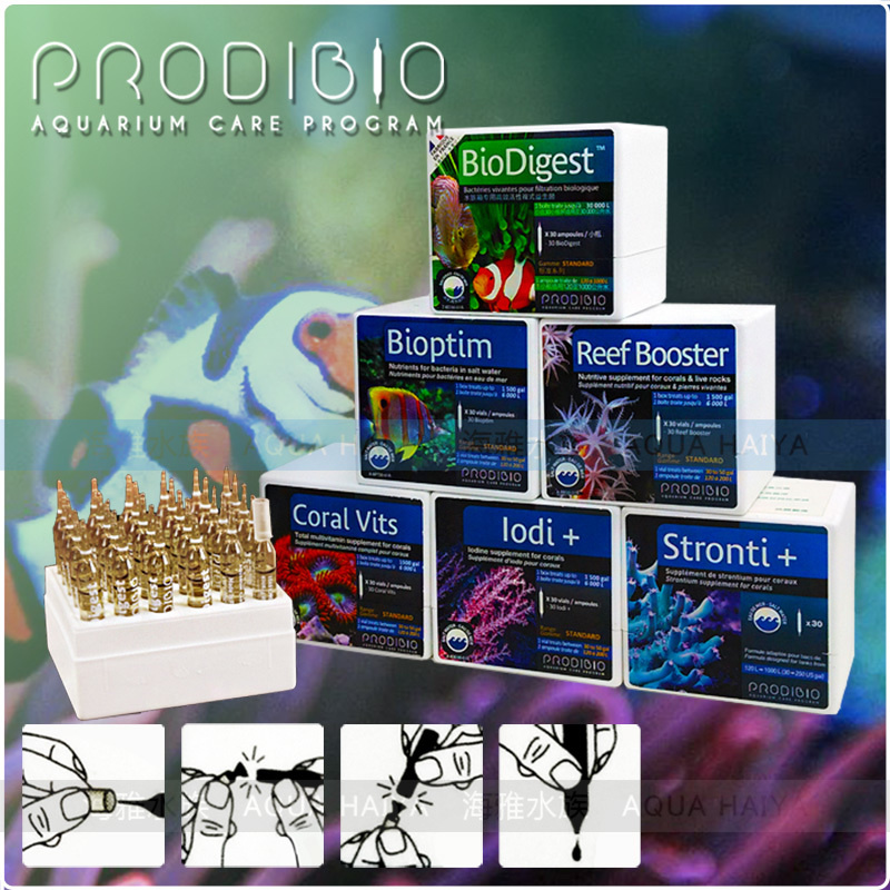 Marine Aquarium Water Testing - 수족관 PRODIBIO BIODigest Bioptim Biokit 암초