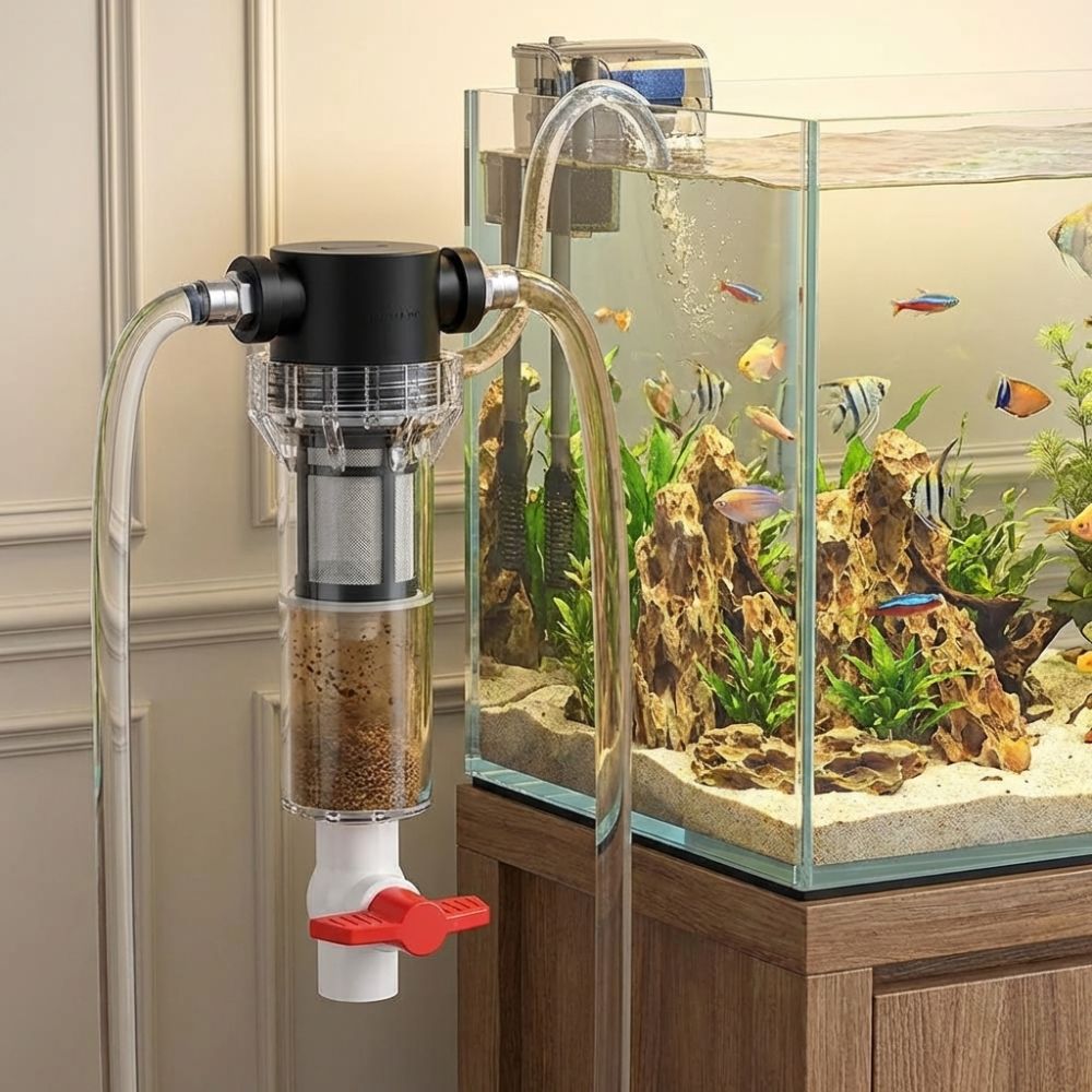 Marine Aquarium Overflow Box - 1/2 3/4 암나사형 수족관 배설물 분리기