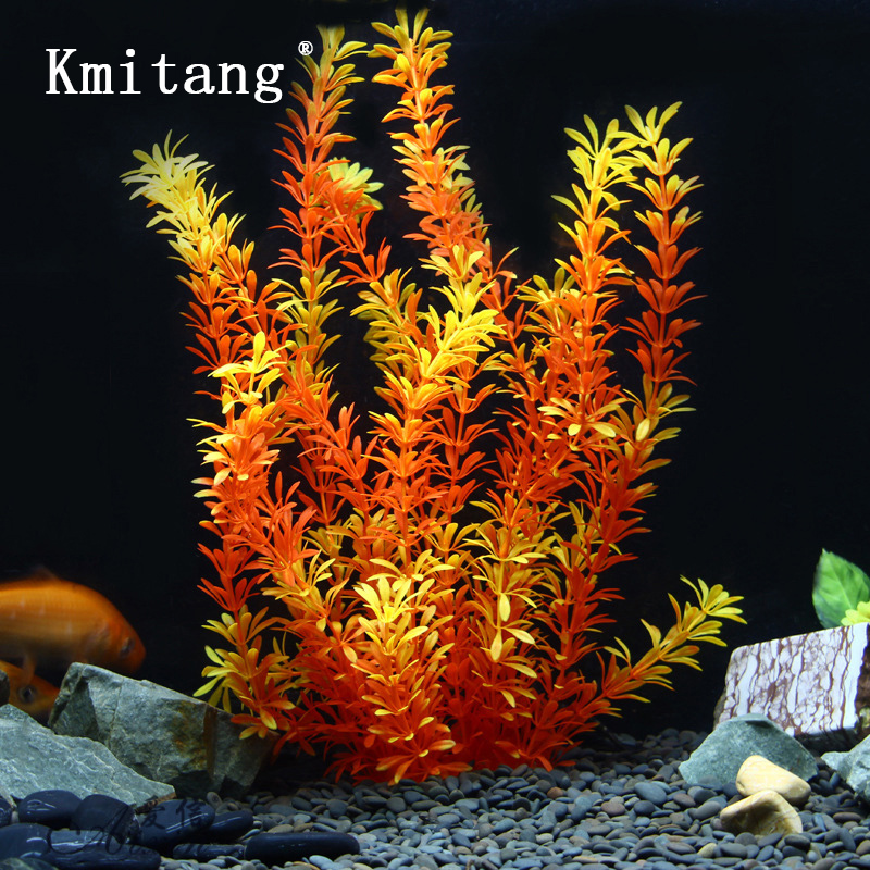 100cm 열대 식물 대형 인조 수초 가짜 수중 식물  - Aquarium Marine Tank 리뷰 및 가격