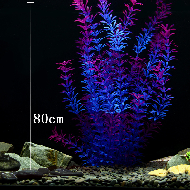 100cm 열대 식물 대형 인조 수초 가짜 수중 식물  - Aquarium Marine Tank 리뷰 및 가격