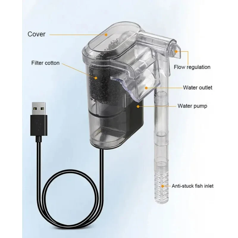 미니 외부 폭포형 어항 필터 USB 2.5W 250H/ - Aquael Filter Fzn 리뷰 및 가격