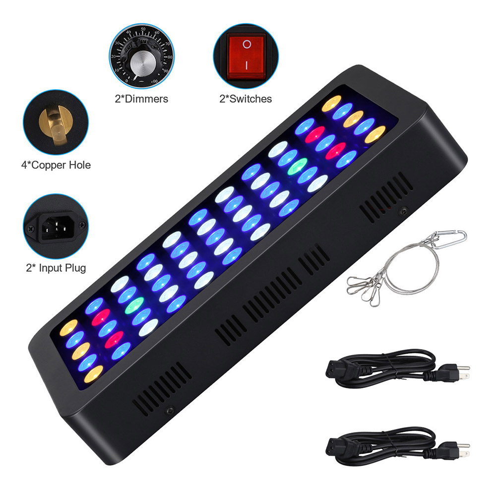 조광 가능한 산호 LED 수족관 조명, 해수 담수 해양 - Aquarium Marine Tank 리뷰 및 가격