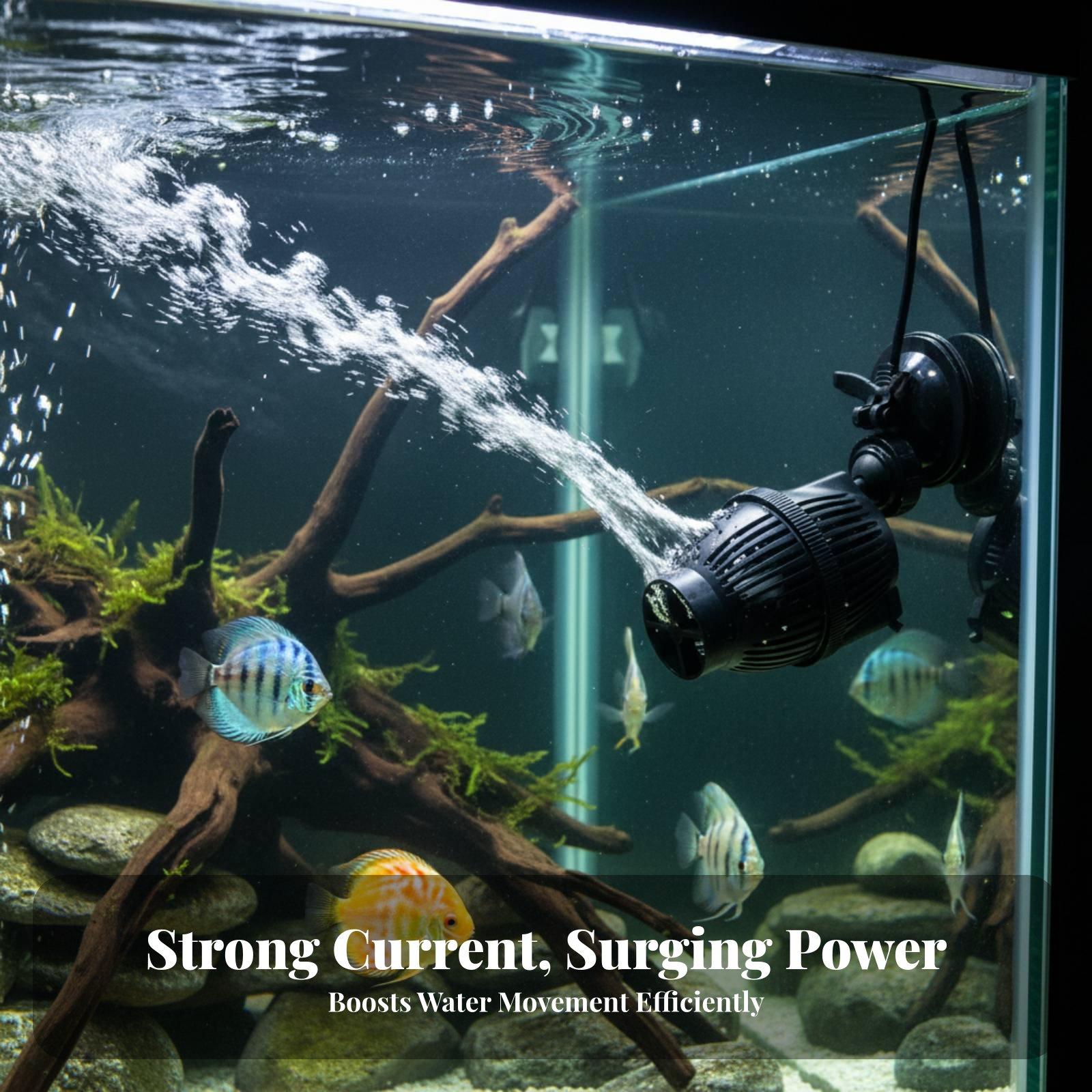 조절 가능한 수족관 웨이브 메이커 워터 펌프, 조용한  - Aquarium Marine Setup 리뷰 및 가격